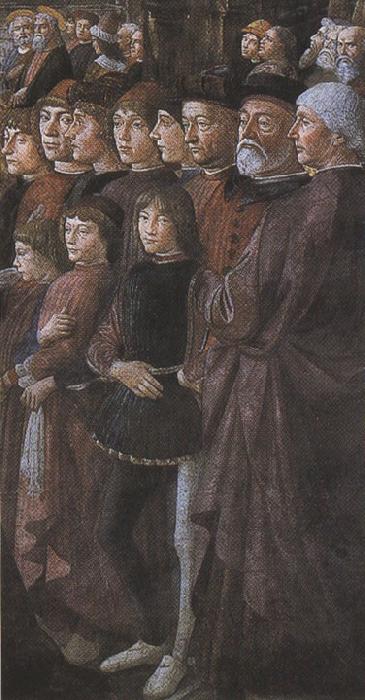 Sandro Botticelli Domenico Ghirlandaio,The Calling of the first Apostles,peter and Andrew (mk36) oil painting image